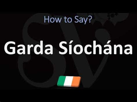siochana pronunciation.